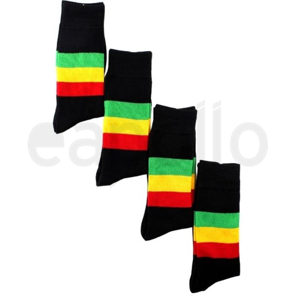 Rastafarian Flag Design Socks
