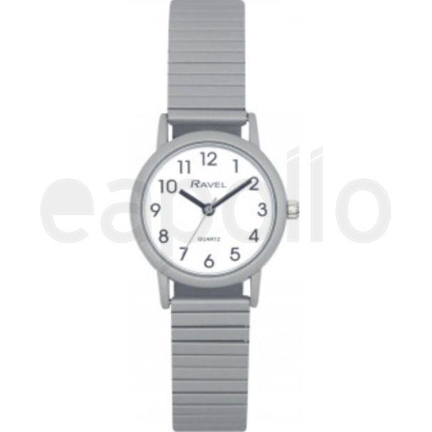 Ravel Ladies Expander Bracelet Watch - Pastel Grey