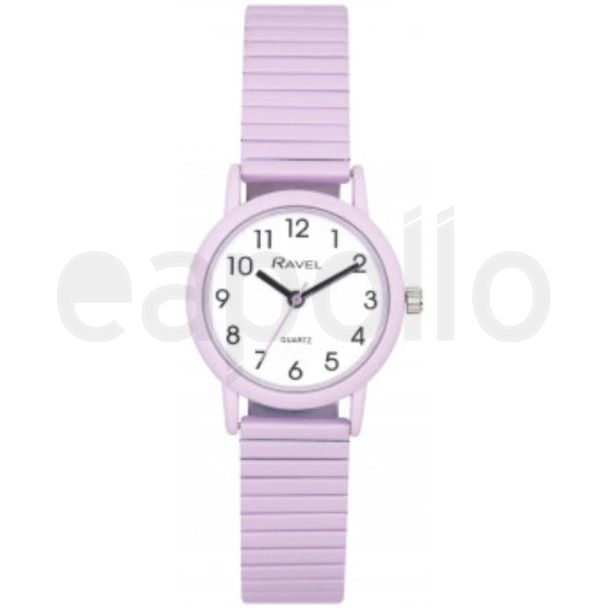 Ravel Ladies Expander Bracelet Watch - Pastel Lilac