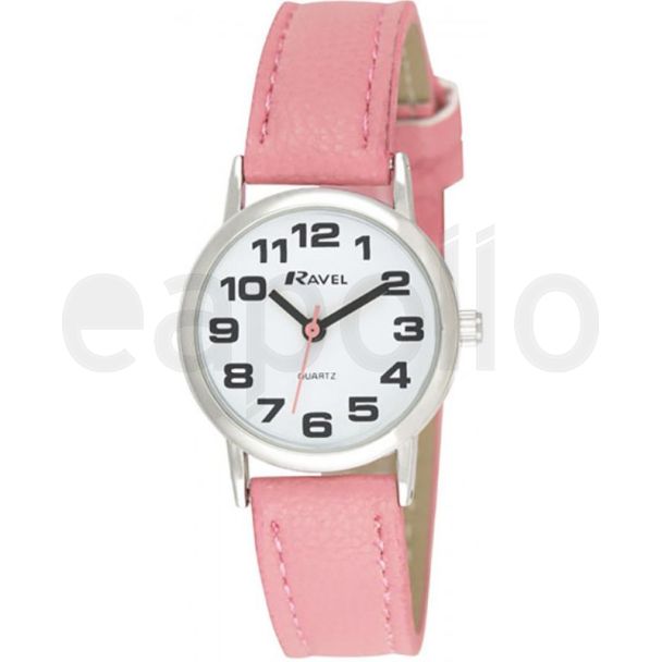 Ravel Ladies Round Classic Watch - Pink