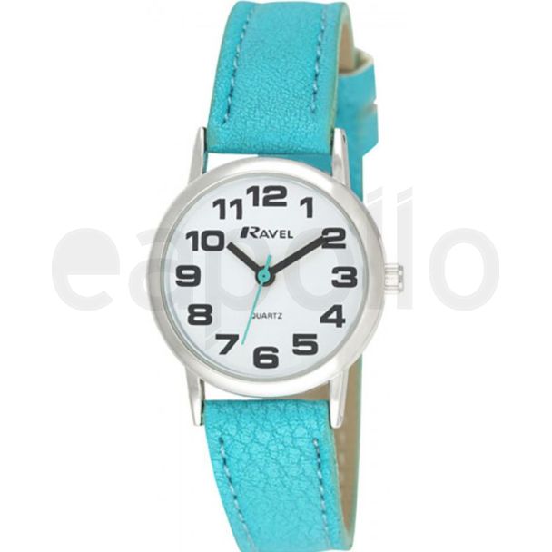 Ravel Ladies Round Classic Watch - Turquoise