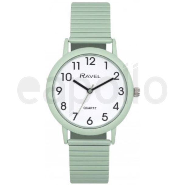Ravel Unisex Expander Bracelet Watch - Pastel Green