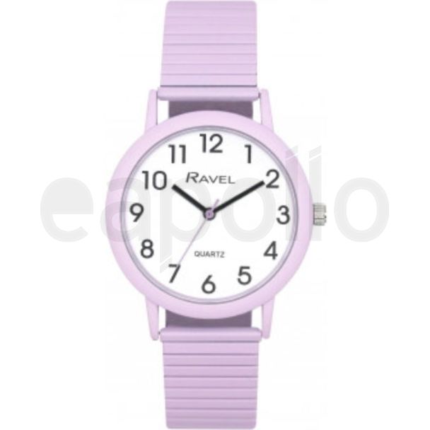 Ravel Unisex Expander Bracelet Watch - Pastel Lilac
