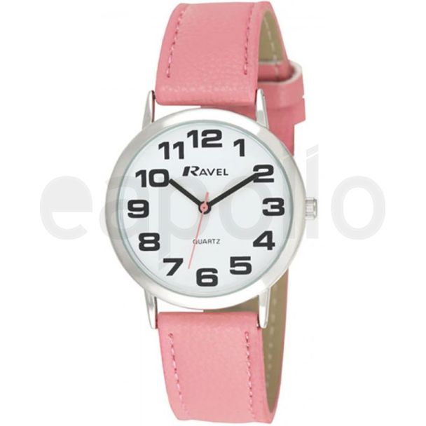 Ravel Unisex Round Classic Watch - Pink