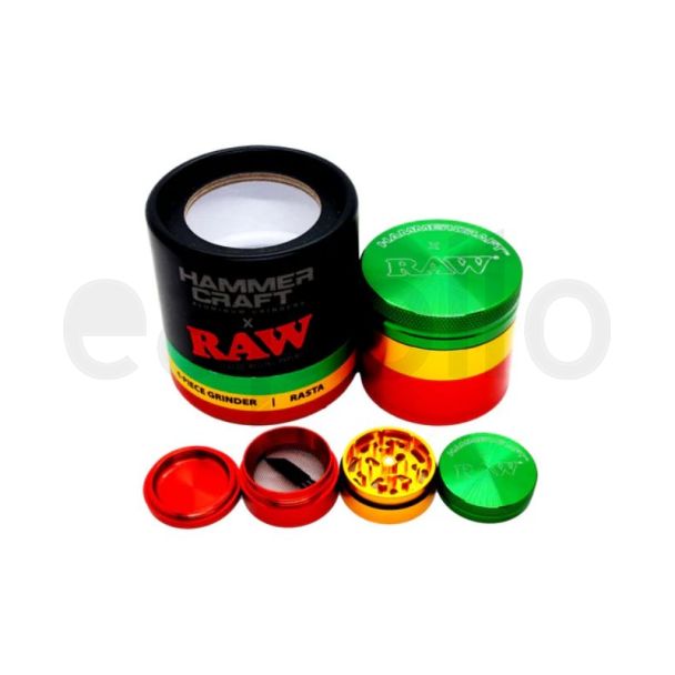 RAW X HAMMERCRAFT Aluminum Handmuller (Small) - Rasta