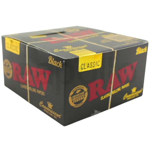 RAW Black Classic King Size Slim Connoisseur 