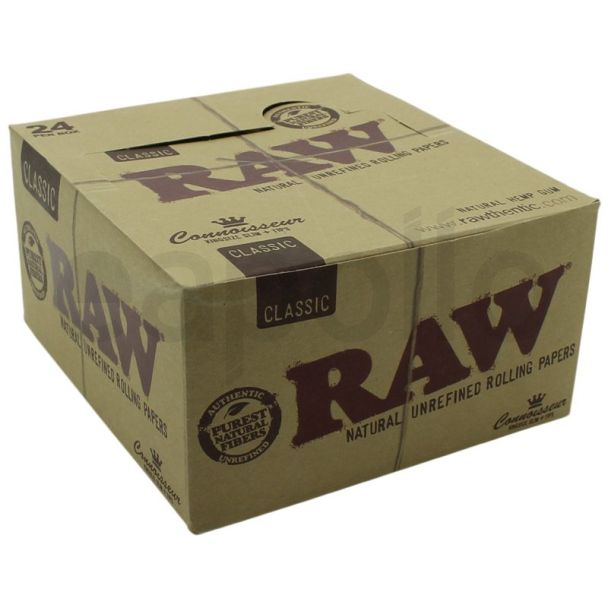 RAW Classic Connoisseur King Size Slim R-Paper + Tips 