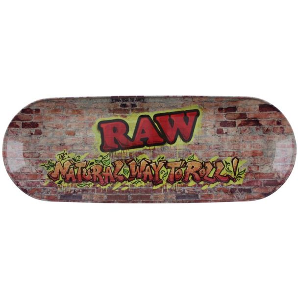 RAW Graffiti Board Metal Rolling Tray (42x15.5cm)
