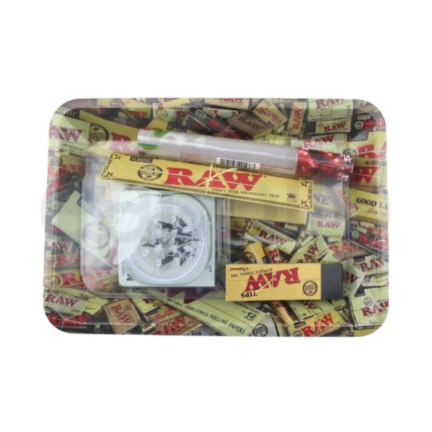 RAW  Mix Product Mini Tray Smoking Gift Set 