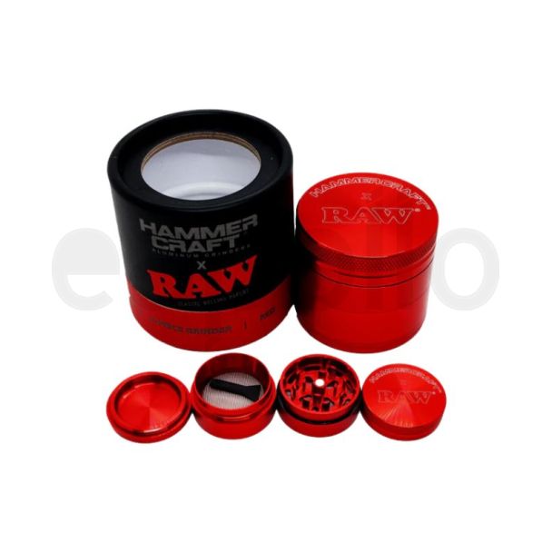 RAW X HAMMERCRAFT Aluminium Handmuller (Medium) - Red