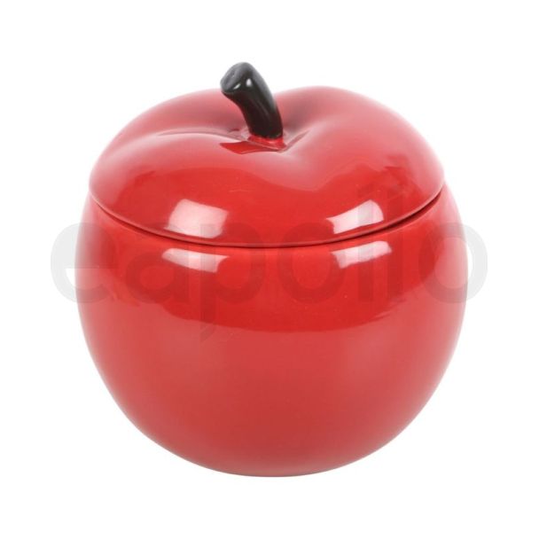 Red Apple Shaped Ceramic Oil Burner