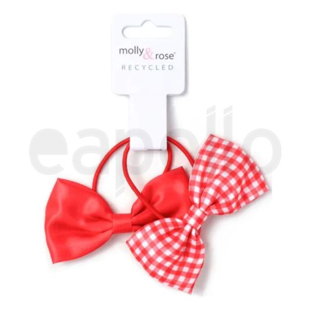 Red Bow With Elastic (8.5cm) - Assorted