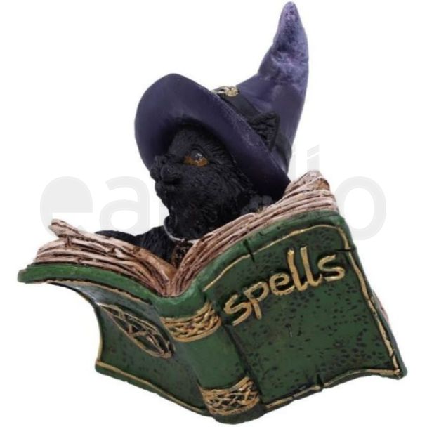Green Cat Grimoire Figurine – 8.2cm