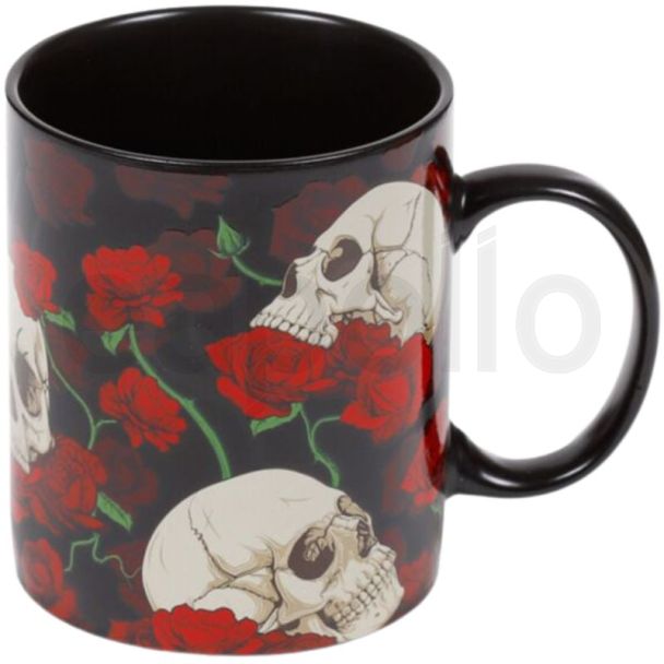 Skulls & Roses Porcelain Mug - 300ml