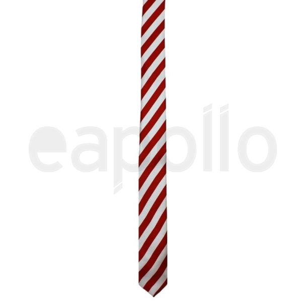 Red & White Stripe Tie