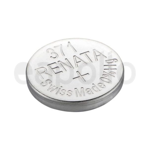 Renata 371 Silver Oxide Watch Battery - 1.55v