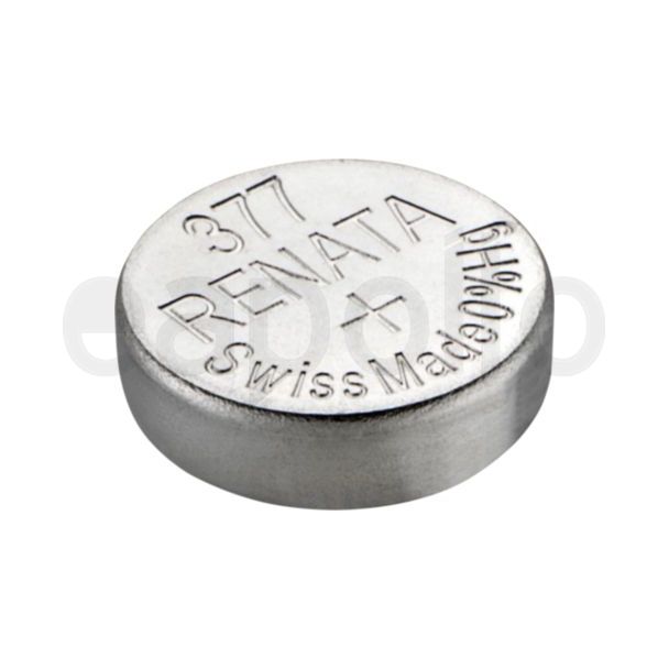 Renata 377 Silver Oxide Watch Battery - 1.55v