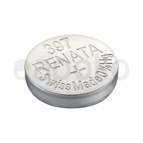 Renata 397 Silver Oxide Watch Battery - 1.55v