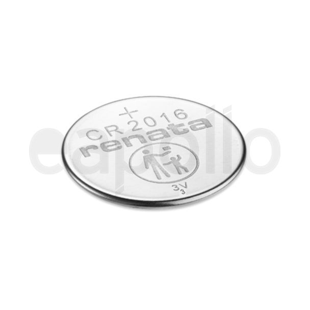 Renata CR2016 Lithium Coin Cell Battery - 3V
