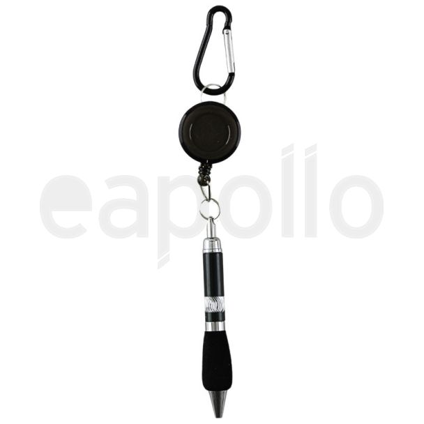 Retractable Pen Keyring - Assorted