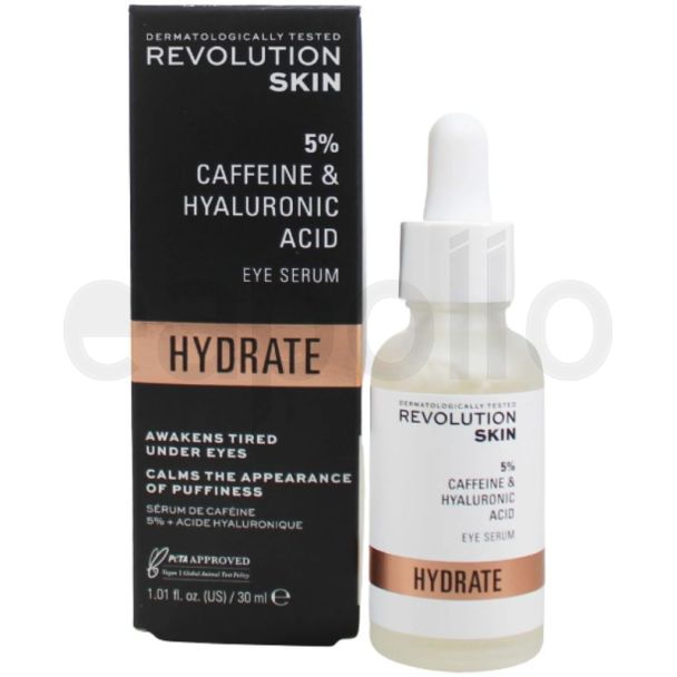 Revolution 5% Caffeine & Hyaluronic Acid Eye Serum - 30ml