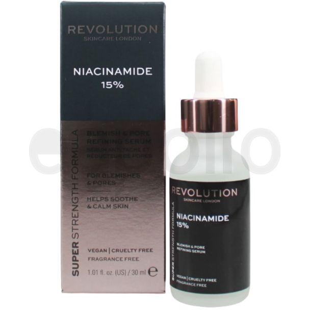 Revolution Niacinamide 15% Blemish And Pore Refining Serum - 30ml