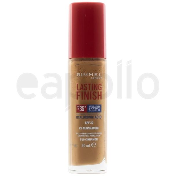 Rimmel Lasting Finish 35Hr SPF 20 Foundation - 510 Cinnamon (30ml)