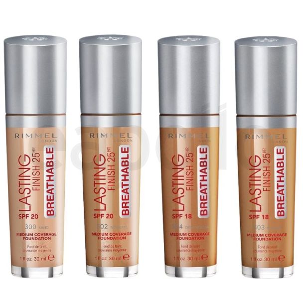 Rimmel Lasting Finish Breathable SPF20 Foundation