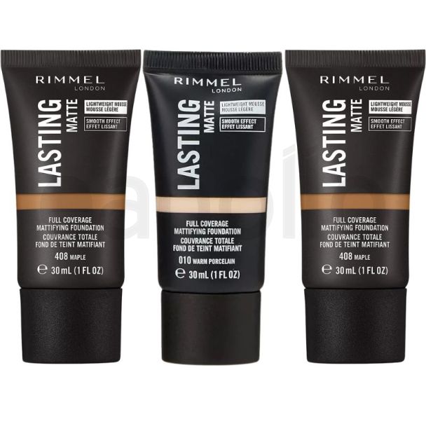 Rimmel Lasting Matte Full Coverage Foundation - Assorted Shades