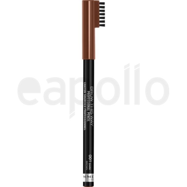 Rimmel Professional Eyebrow Pencil - 001 Dark Brown