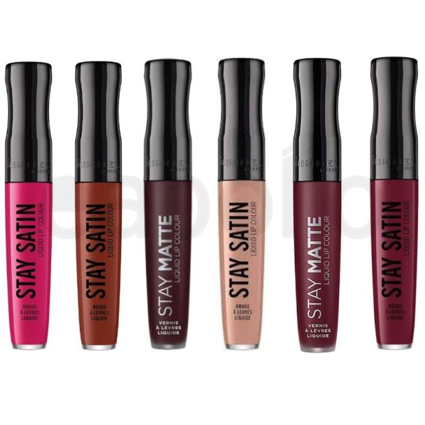 Wholesale Rimmel Stay Satin Stay Matte Liquid Lipstick - Assorted 