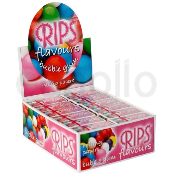 Rips 24 Silm Rolling Papers - Bubble Flavour - 4m 