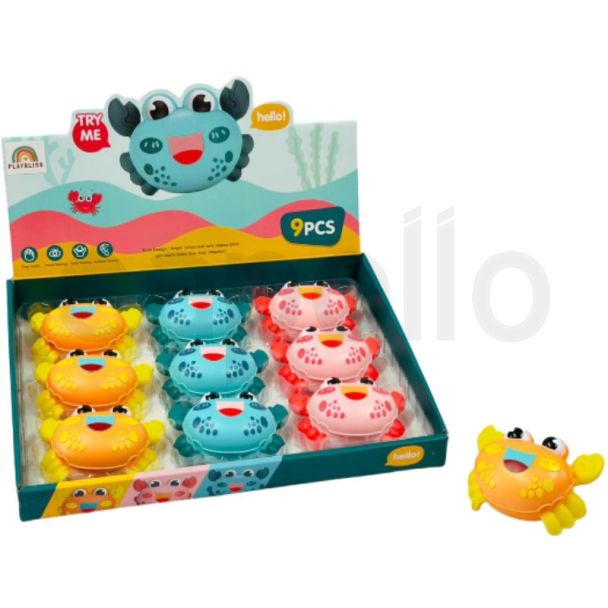 Rolling Fun Crab Toys  - Assorted Colours 