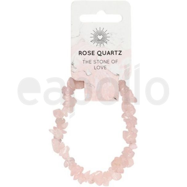 Rose Quartz Crystal Stretch Bracelets