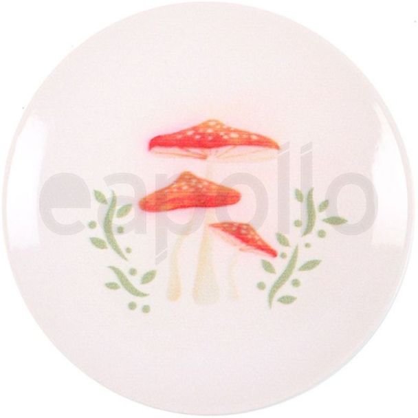 Round Mushroom Design Trinket Dish (12cm)