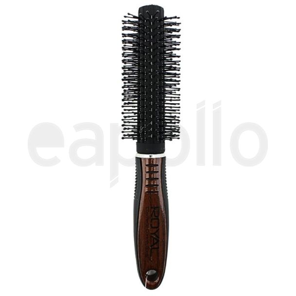 Royal Cosmetic Connections Wood Effect Radial Hair Brush - 23cm
