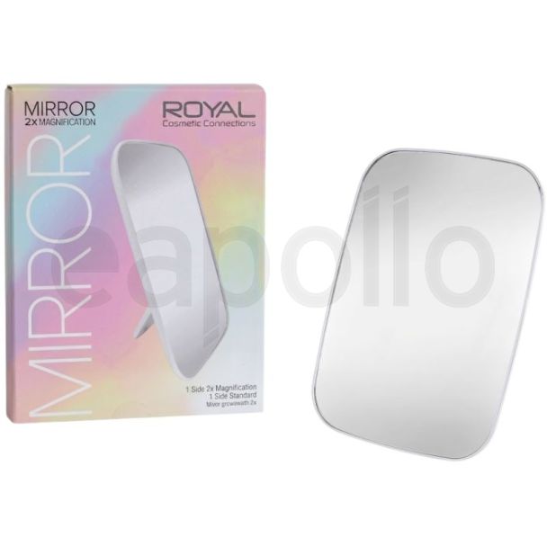 Royal Cosmetics Double Sided Free-Standing Mirror- (20x15cm)