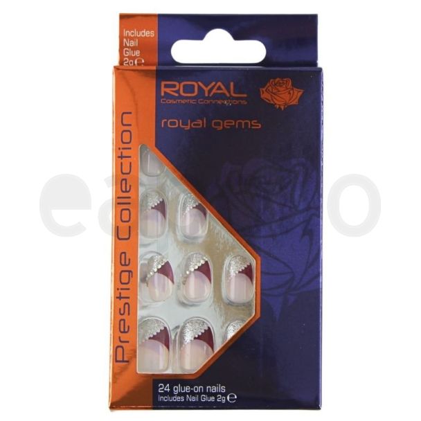 Wholesale Royal Prestige Collection Glue-On Nails - Royal Gems 