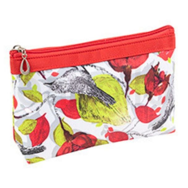 Royal Red Roses Makeup Bag 