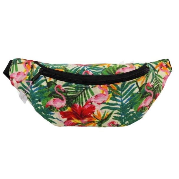 Wholesale Tropical Design Bum Bag - Assorted Colours