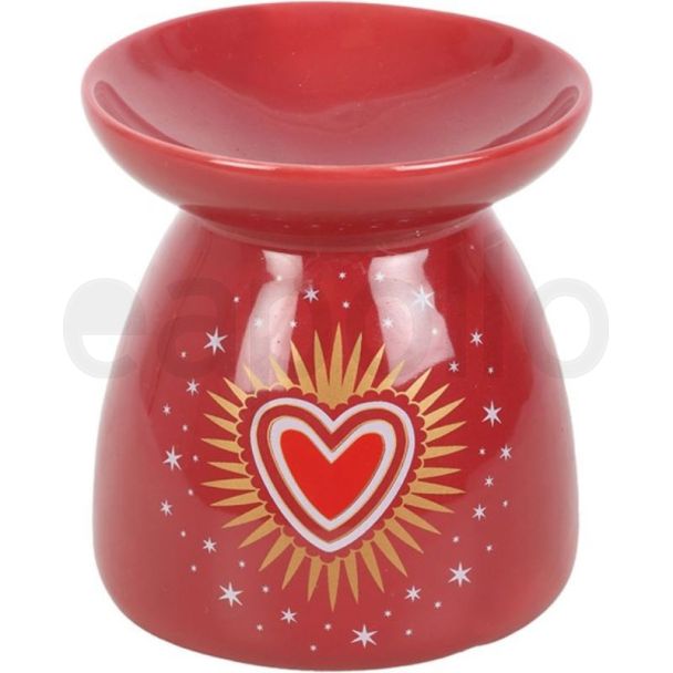 Sacred Heart Ceramic Oil Burner – 11 cm