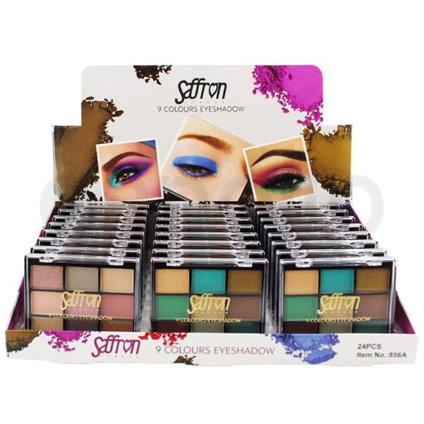 Wholesale Saffron 9 Colours Eyeshadow - Assorted 