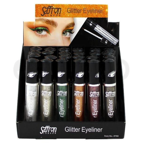 Wholesale Saffron Glitter Eyeliner - Assorted 