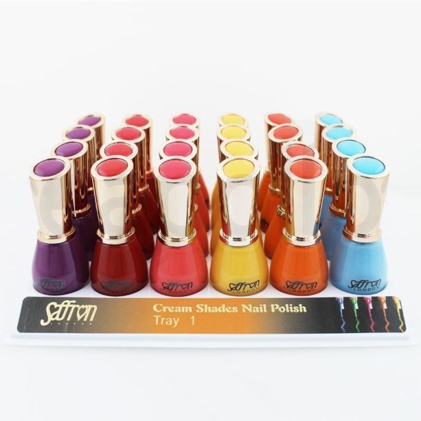 Saffron Cream Shades Nail Polish - Tray 1
