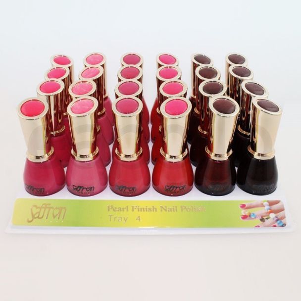 Saffron Pearl Finish Nail Polish - Tray 4