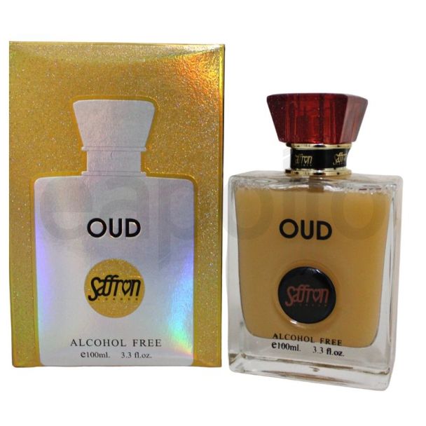 Saffron Unisex ALCOHOL FREE Perfume - Oud (100ml)