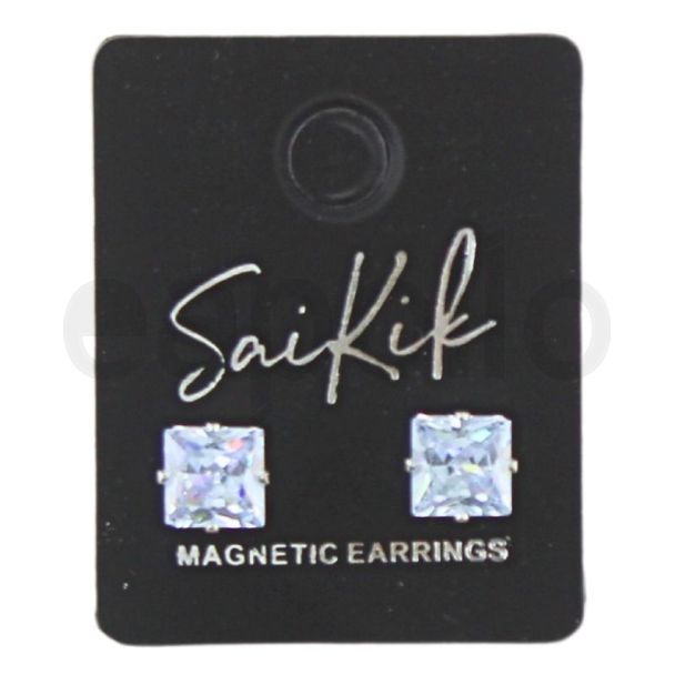SaiKik Square Magnetic Earrings - 8mm