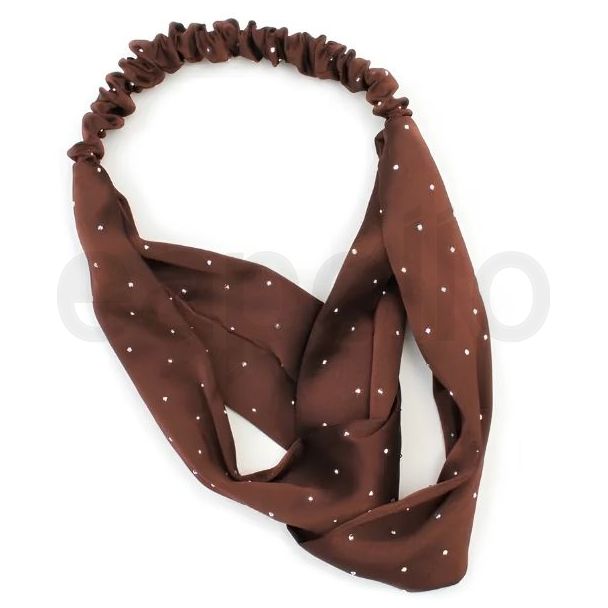 Satin Diamante Knot Bandeau Headbands - Assorted
