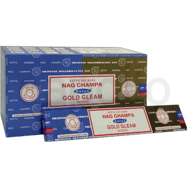 Satya Combo Incense Sticks – Nag Champa and Gold Gleam