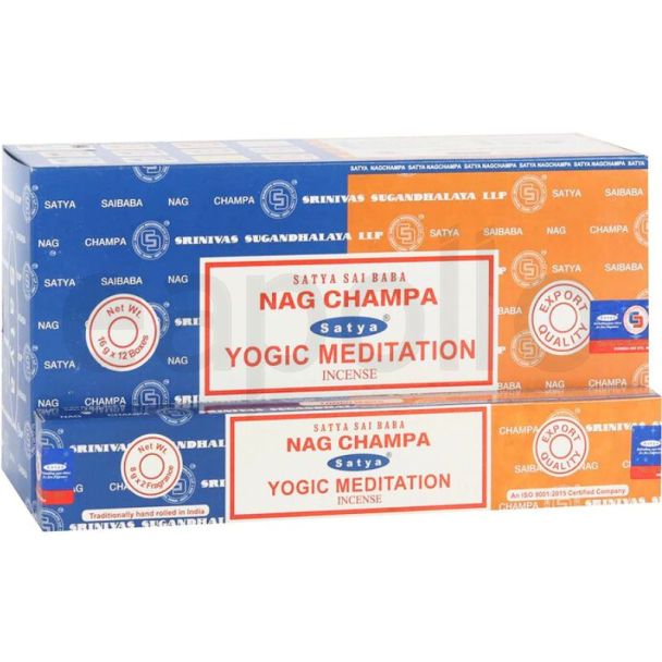 Satya Combo Incense Sticks – Nag Champa and Yogic Meditation